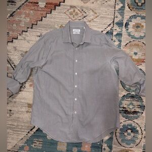 Mens checkered Calvin Klein button up